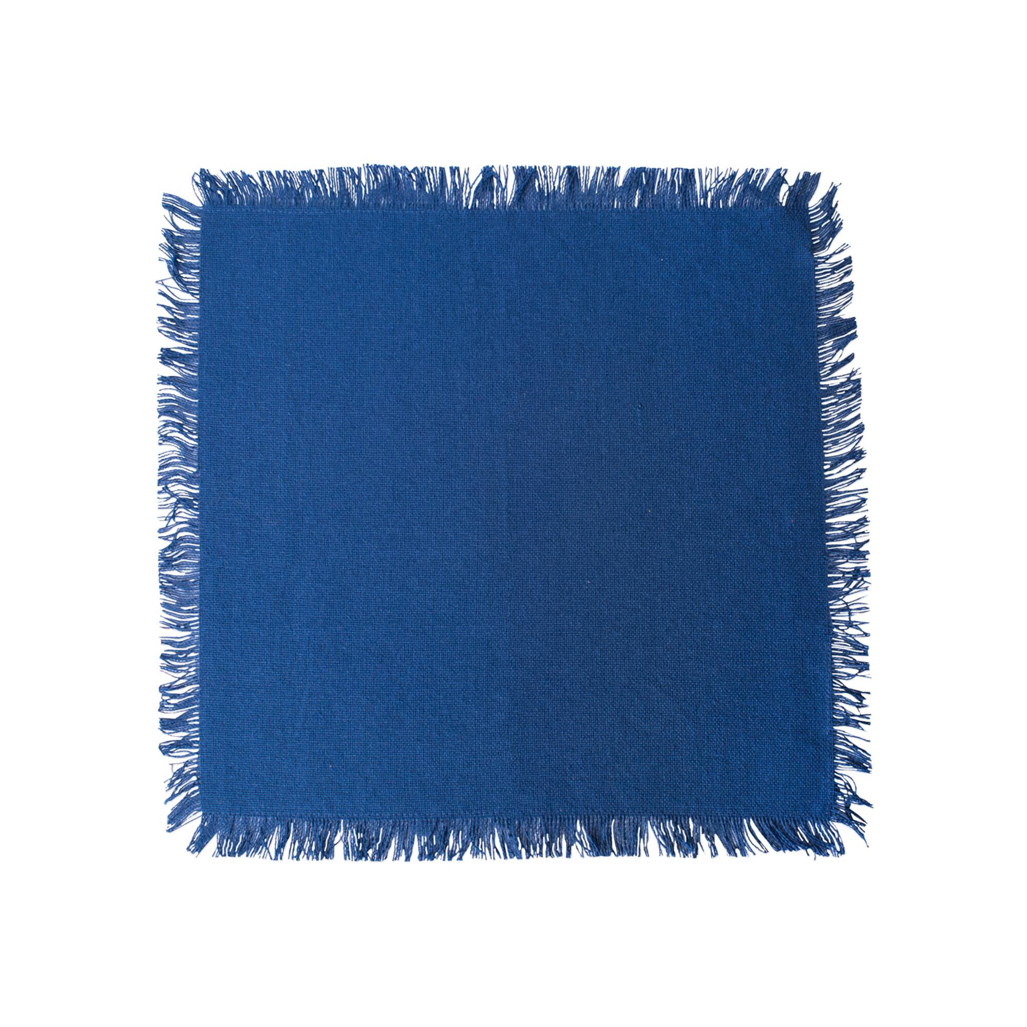 DII® Assorted Navy Heavyweight Fringed Dishcloth (Set of 6)